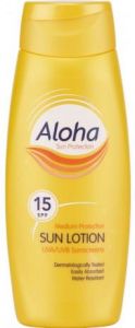 лосьон для загара на солнце с spf 15 защита увлажнение германия aloha