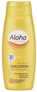 лосьон для загара на солнце с spf 30 защита увлажнение германия aloha
